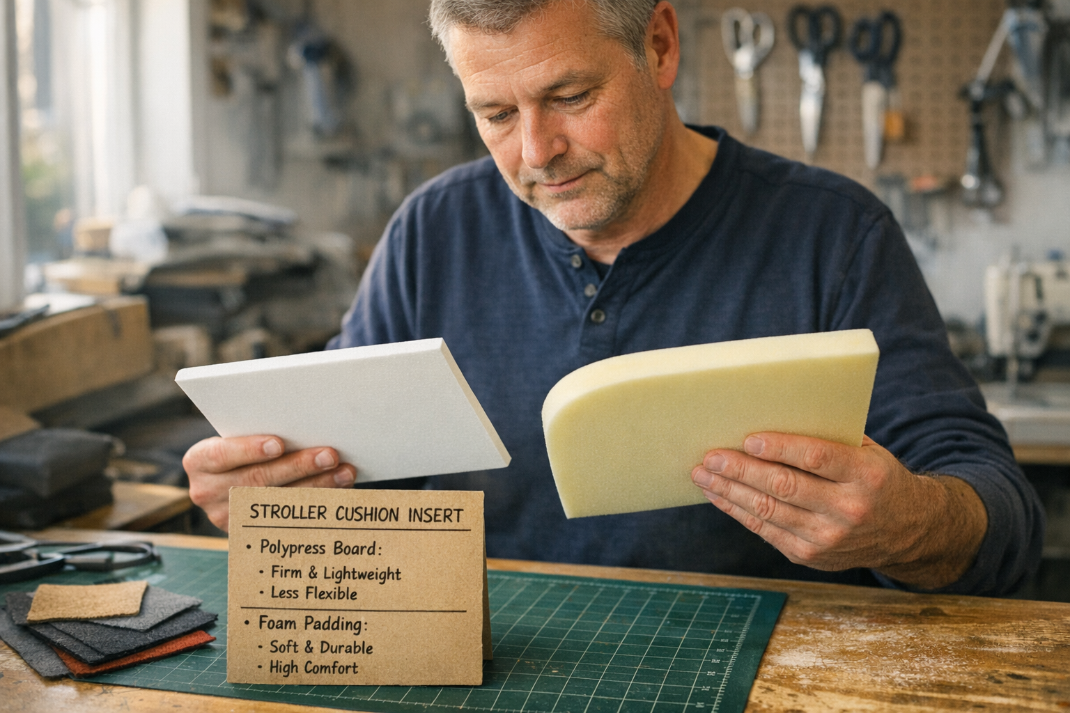 Polypress versus schuimrubber vergelijking