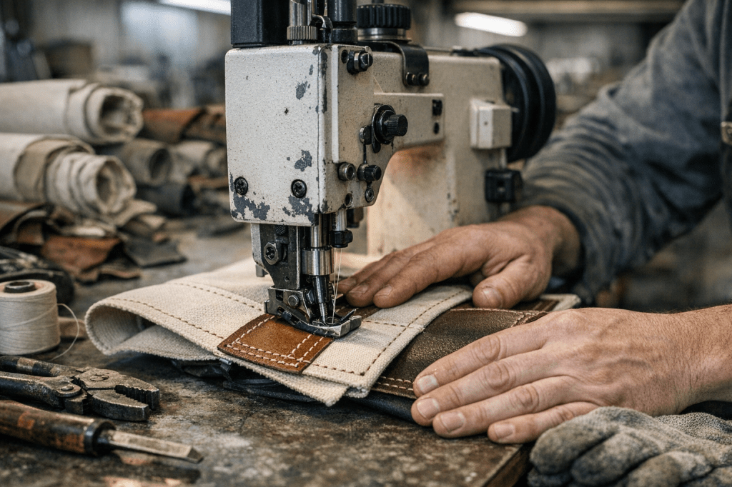 Welke zakkennaaimachine past het beste bij jouw toepassing: voor zware materialen zoals leer en zeildoek of voor snelle reparaties in dunne&nbsp;stoffen?