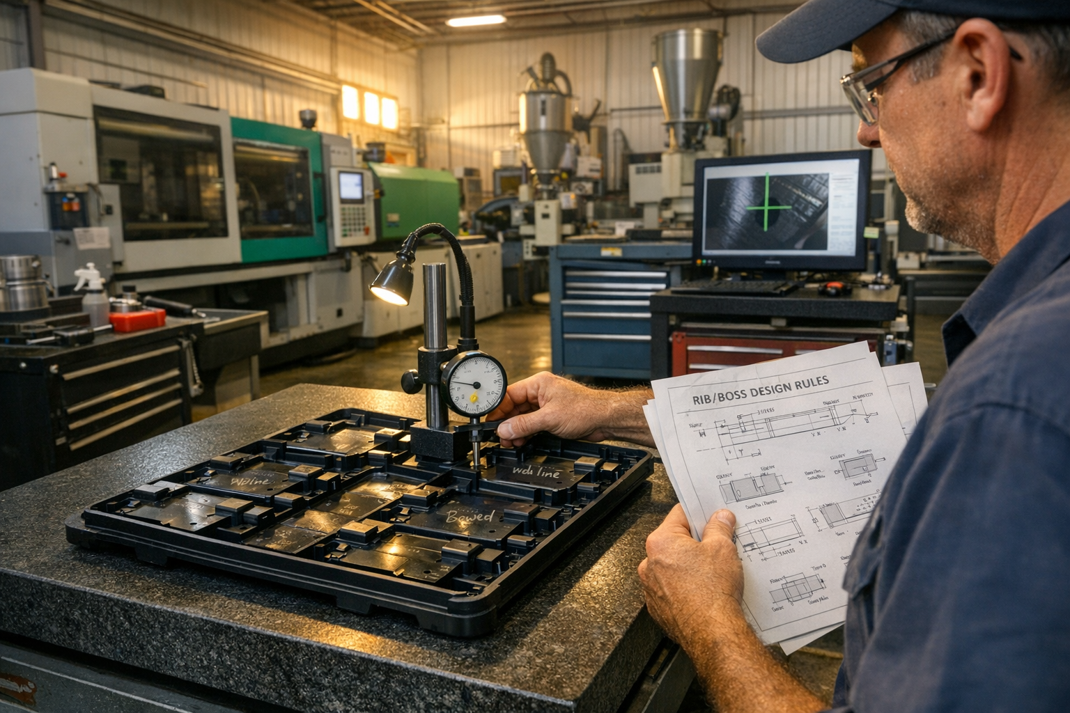 Toleranties bij spuitgieten