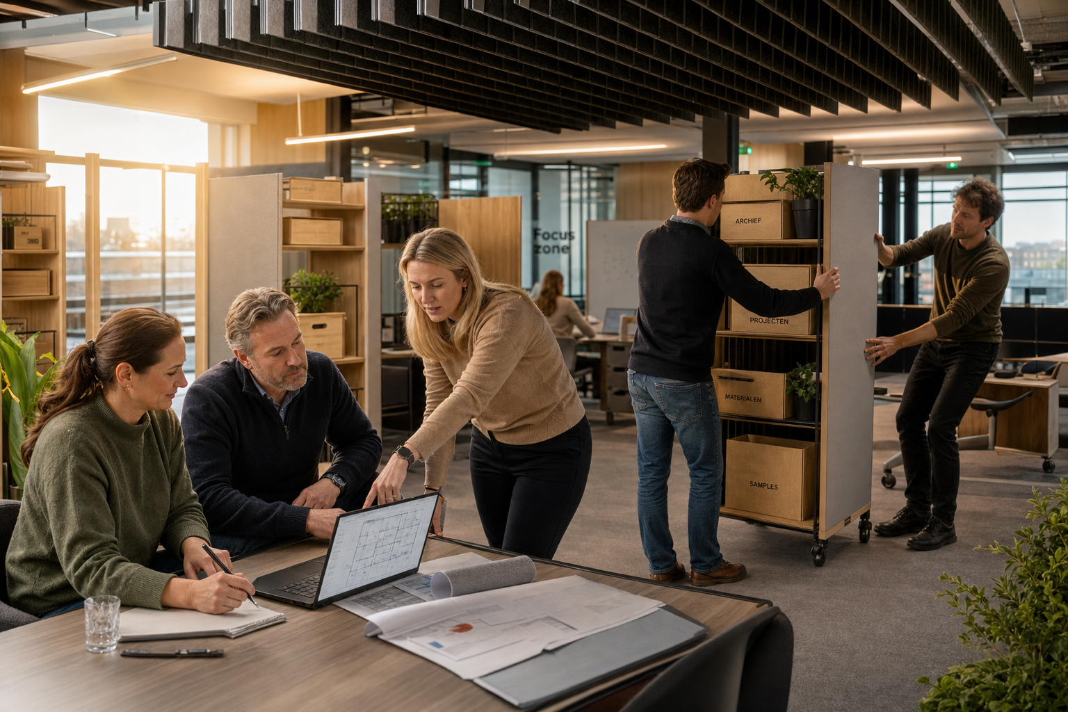 Modulair kantoorontwerp