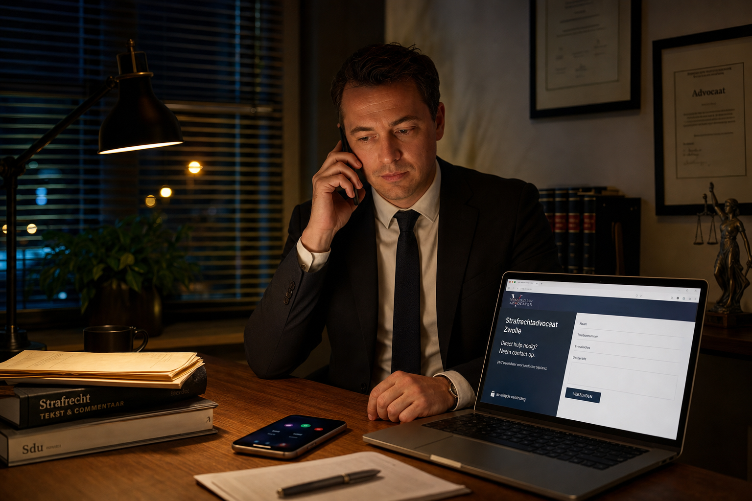 Contact strafrechtadvocaat buiten kantooruren
