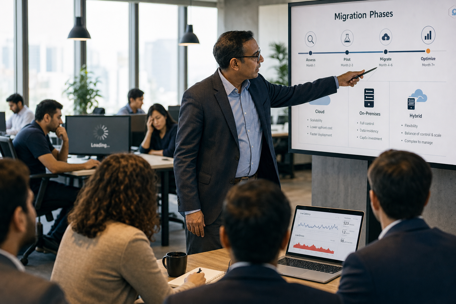 Cloud hybride on-premises vergelijking